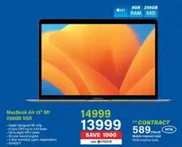 Incredible Connection MacBook Air 13" M1 256GB SSD offer