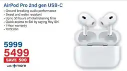 Incredible Connection AirPod Pro 2nd gen USB-C offer