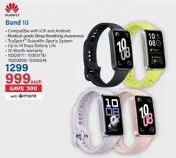 Incredible Connection HUAWEI Band 10 offer