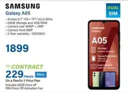 Incredible Connection SAMSUNG Galaxy A05 offer