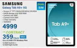Incredible Connection SAMSUNG Galaxy Tab A9+ 5G offer