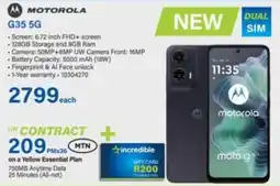 Incredible Connection Motorola G35 5G offer