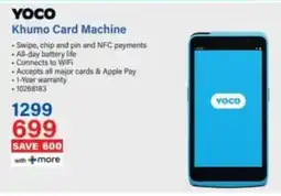 Incredible Connection YOCO Khumo Card Machine offer
