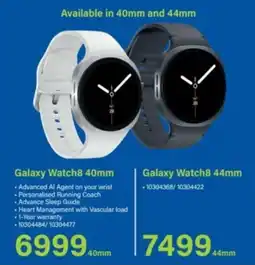 Incredible Connection SAMSUNG Galaxy Watch8 40mm offer