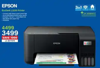 Incredible Connection EPSON EcoTank L3250 Printer offer