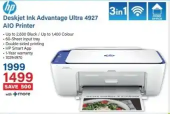 Incredible Connection HP Deskjet Ink Advantage Ultra 4927 AIO Printer offer