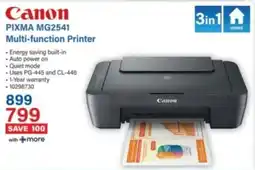 Incredible Connection Canon PIXMA MG2541 Multi-function Printer offer