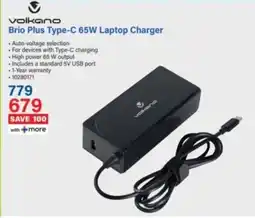 Incredible Connection Volkano Brio Plus Type-C 65W Laptop Charger offer