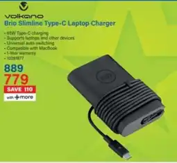 Incredible Connection Volkano Brio Slimline Type-C Laptop Charger offer