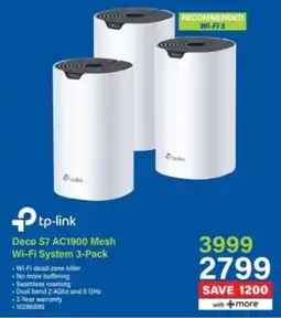 Incredible Connection Tp-link Deco S7 AC1900 Mesh Wi-Fi System offer