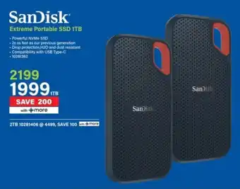 Incredible Connection SanDisk Extreme Portable SSD 1TB offer