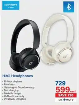 Incredible Connection Soundcore H30i Headphones offer