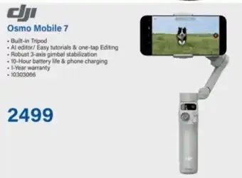 Incredible Connection Dji Osmo Mobile 7 offer