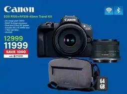 Incredible Connection Canon EOS R100+RFS18-45mm Travel Kit offer