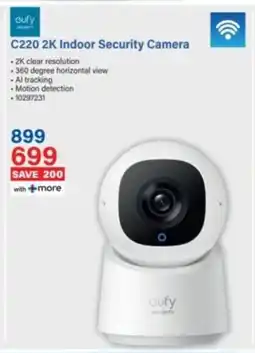 Incredible Connection Cufy C220 2K Indoor Security Camera offer