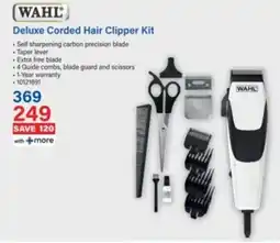 Incredible Connection WAHL Deluxe Corded Hair Clipper Kit offer