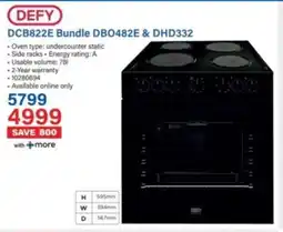 Incredible Connection DEFY DCB822E Bundle DBO482E & DHD332 offer