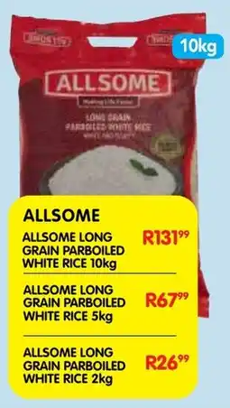 Shoprite Allsome long grain parboiled white rice offer