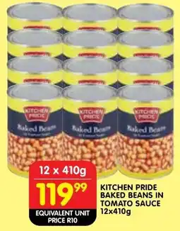 Shoprite Kitchen pride baked beans in tomato sauce offer