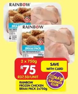 Shoprite Rainbow frozen chicken braai pack offer