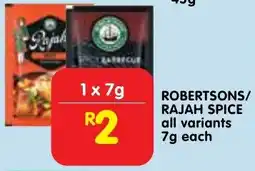 Shoprite Robertsons/ rajah spice all variants offer