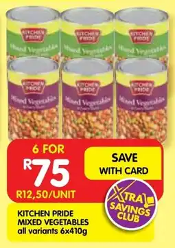 Shoprite Kitchen pride mixed vegetables offer