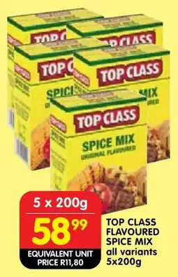 Shoprite Top class flavoured spice mix all variants offer
