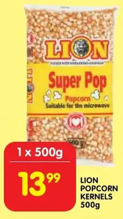 Shoprite Lion popcorn kernels offer