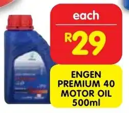 Shoprite Engen premium 40 motor oil offer