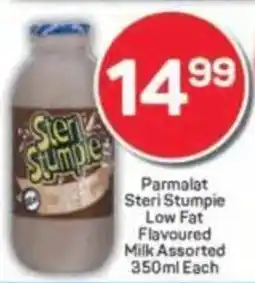 Pick n Pay Parmalat Steri Stumpie Low Fat Flavoured Milk Assorted offer