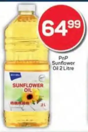 Pick n Pay PnP Sunflower Oil offer