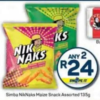 Pick n Pay Simba NikNaks Maize Snack Assorted offer