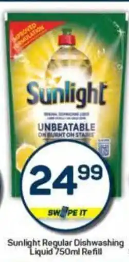 Pick n Pay Sunlight Regular Dishwashing Liquid Refill offer