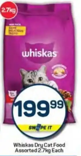 Pick n Pay Whiskas Dry Cat Food Assorted offer