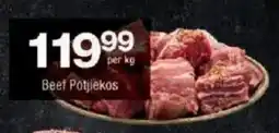 Checkers Beef Potjiekos offer