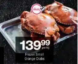 Checkers Frozen Small Orange Crabs offer