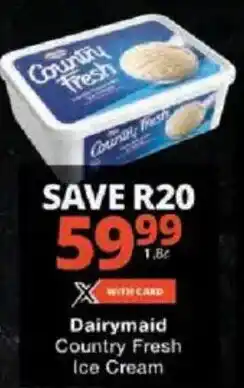 Checkers Dairymaid Country Fresh Ice Cream offer