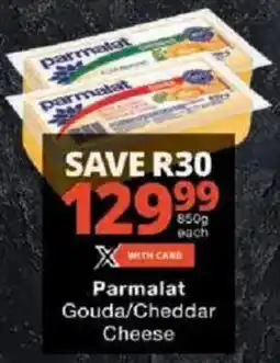 Checkers Parmalat Gouda/ Cheddar Cheese offer