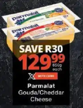 Checkers Parmalat Gouda/ Cheddar Cheese offer