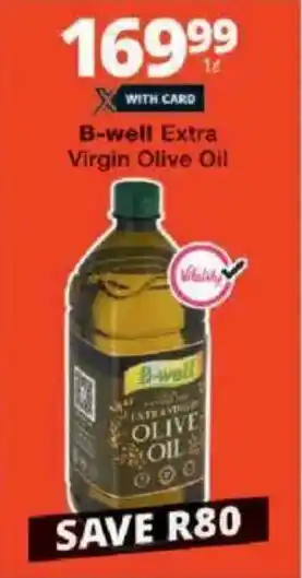 Checkers B-well Extra Virgin Olive Oil offer