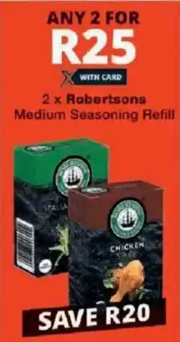 Checkers Robertsons Medium Seasoning Refill offer