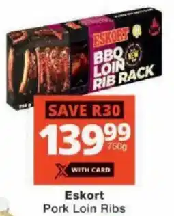 Checkers Eskort Pork Loin Ribs offer