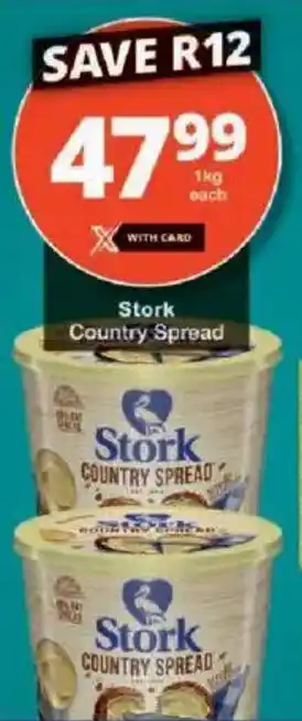 Checkers Stork Country Spread offer