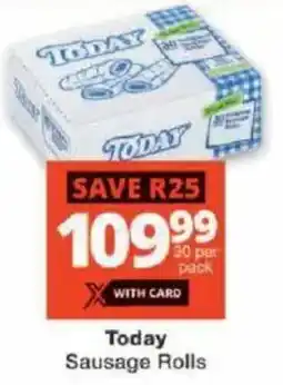 Checkers Today Sausage Rolls offer