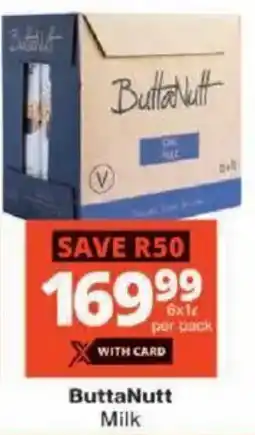 Checkers ButtaNutt Milk offer