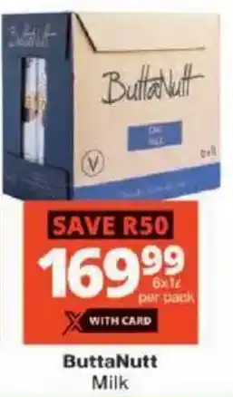 Checkers ButtaNutt Milk offer