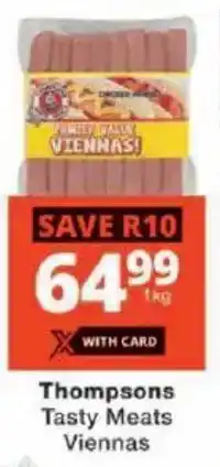 Checkers Thompsons Tasty Meats Viennas offer