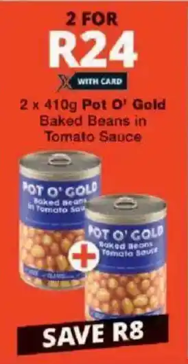 Checkers Pot O' Gold Baked Beans in Tomato Sauce offer