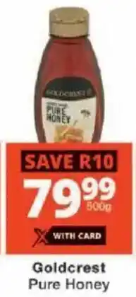 Checkers Goldcrest Pure Honey offer