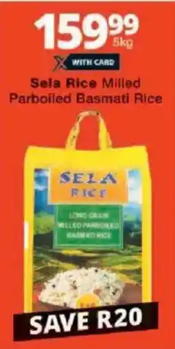Checkers Sela Rice Milled Parboiled Basmati Rice offer
